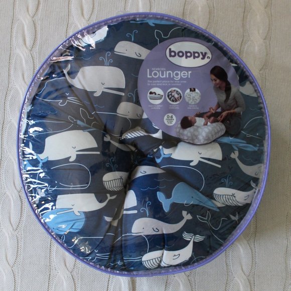 boppy lounger whales